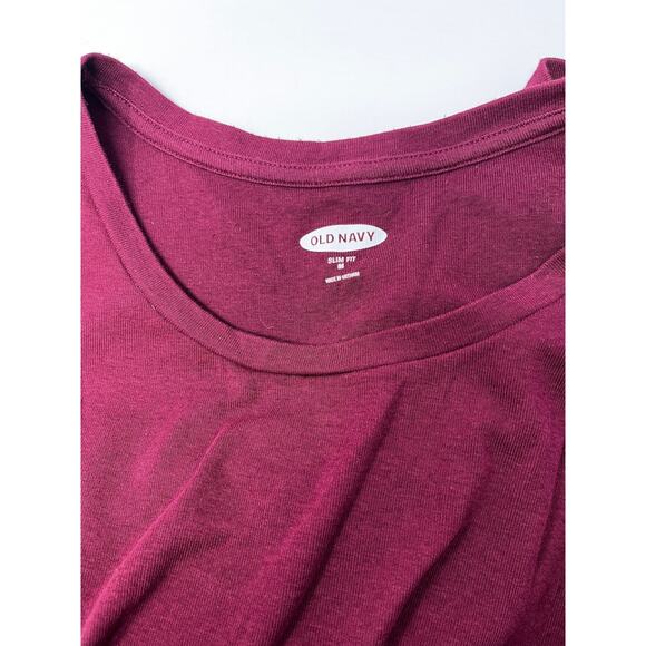 Old Navy Women's Slim Fit Blouse Cotton Blend size Medium Pre-Owned - Picture 3 of 7